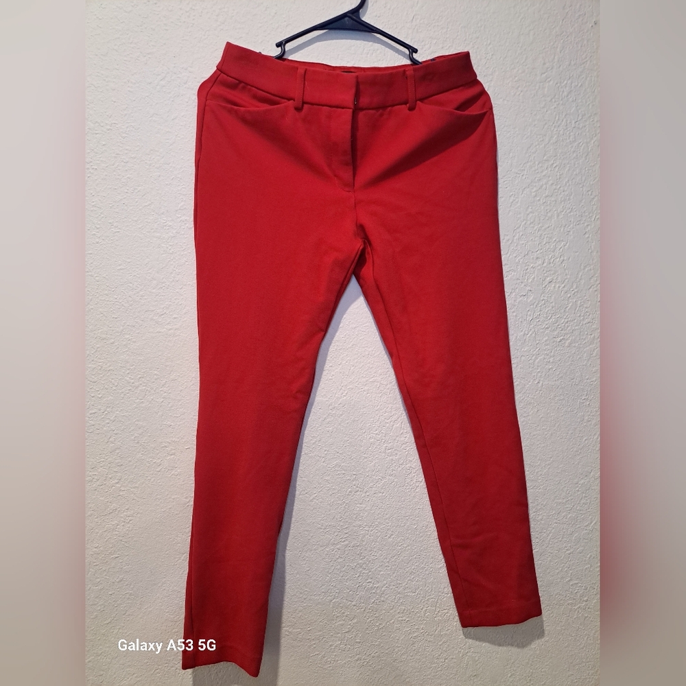 Express Vibrant Red PANT